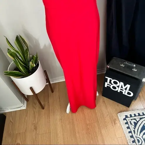Taylor Midi Slip Midi Dress, Holiday/Christmas Party Dress, Red, Size 10, NWT Red