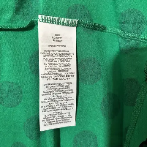 Boden Dress Womens 6 Multicolor Polka Dot Jersey Stretch Tiered Maxi