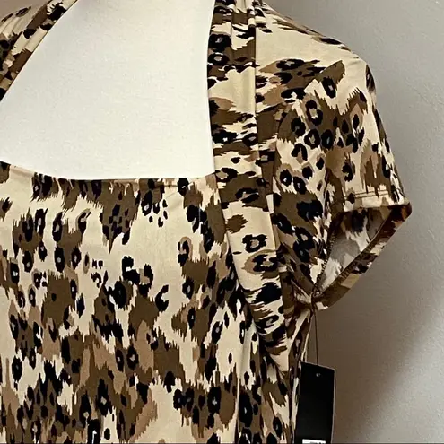 Rafaella “Coconut Combo” Short Sleeve Dress