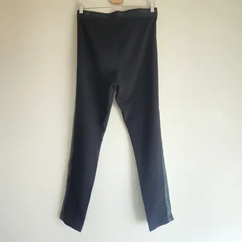 Karl Lagerfeld Women's Leggings Black Size Large Minimalist Logo Band