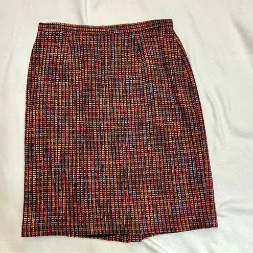 Talbots tweed pencil skirt made in USA