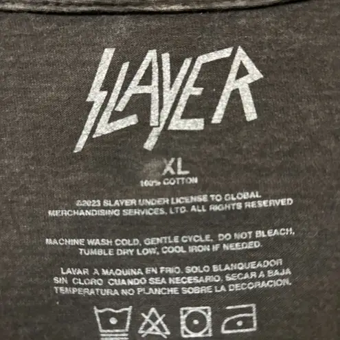 Slayer Demonic Goat Thrash Metal Band Oversized T-Shirt Size Extra Large