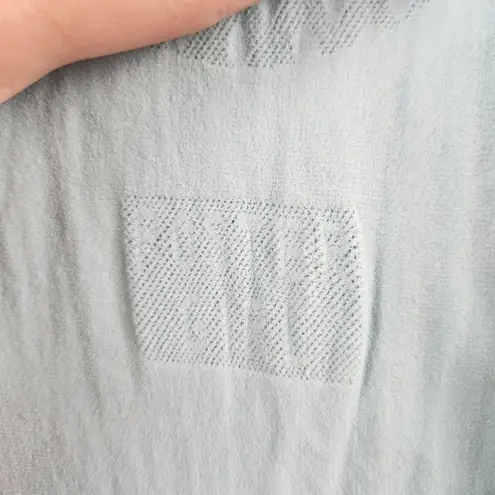 Poster Girl Cassia Dress Soft Turquoise One Size Long Sleeve Cut Out Semi Sheer