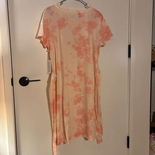 Pact Organic Cotton Tie Dye Groovy Shirt Dress – Size L, NWT
