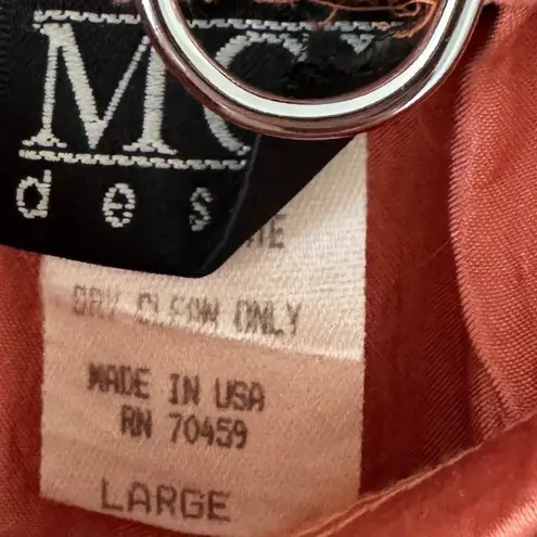 90s Vintage MCX sz L Womens Pink Satin ALine Pull On Maxi Skirt y2k Feminine USA Size L