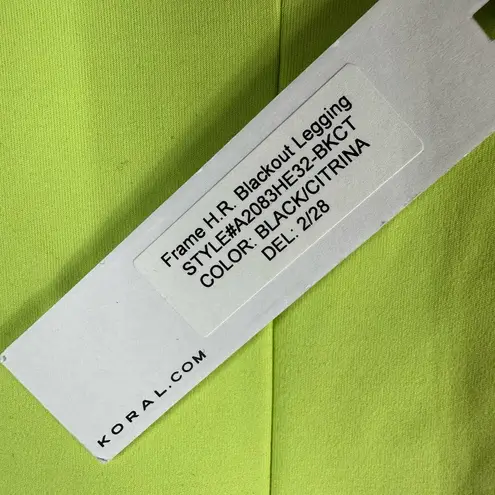 Koral Frame High Rise Blackout Leggings Size Small Black Citrina