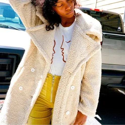 House of Sunny | Teddy Upscale Shearling Trench Coat | 10