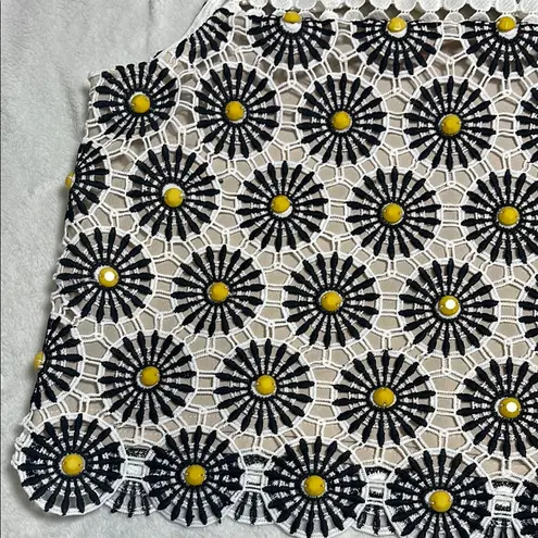 Endless Rose Black and White Boxy Cropped Tank