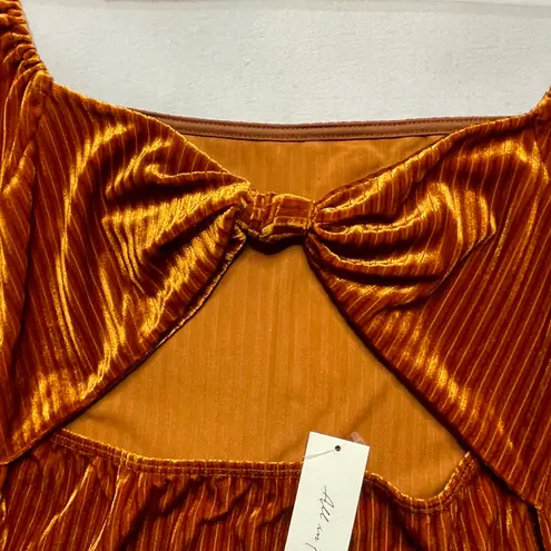 All in Favor NWT - - Women’s Burnt Orange Blouse - Size Large.