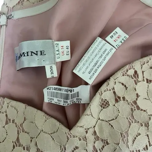 Jasmine Y2K Vintage lace overlay cocktail dress