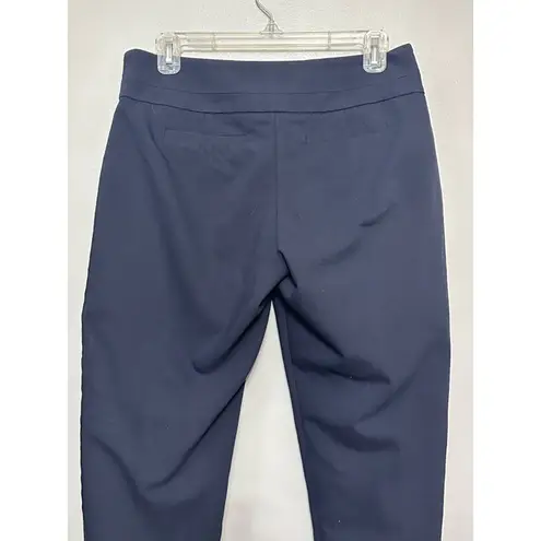 Apt. 9  Torie Capri Pants Women's 6 Blue Flat Front Stretch Mid Rise Dress Career