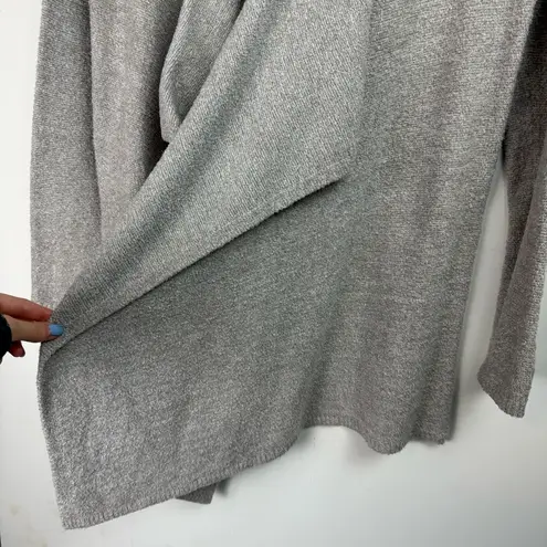 Barefoot Dreams CozyChic Lite Island Wrap Cardigan Sweater Sz S/M Drape Front