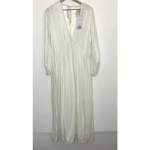 Sundress Chicago Maxi Dress Womens New Medium Large Revolve White