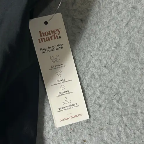 Honey Mark Sage Swim Romper Womens 5XL Black Sleeveless Stretch Fit Pockets NEW Size 5X