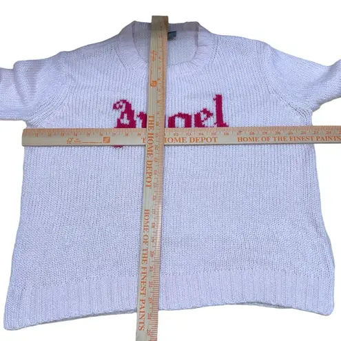 Wooden Ships  Caprice Angel Knit Sweater Pink Sapphire Mohair Wool Slouchy Medium