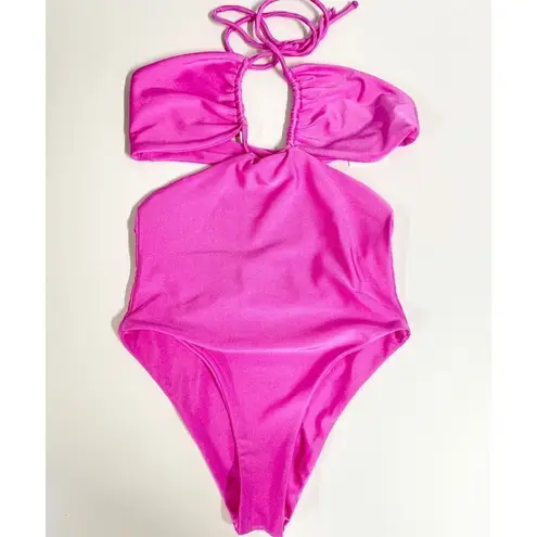 Jade Swim One Piece Layla Cutout Barbie Pink Swimwear NEW Pink