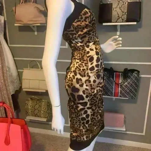 Cache  Animal Print Leopard Formal Dresses for Women’s Size 4. D11