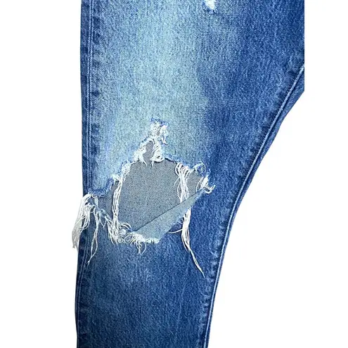 Levi's  White Oak Cone Denim Selvedge 501s Skinny Button Distressed Womens 27 x 28