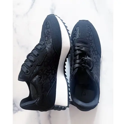 Donna Karan DKNY Women’s Naples Checkered Running Sneakers in Black, Size US 5/ EU 35, NEW