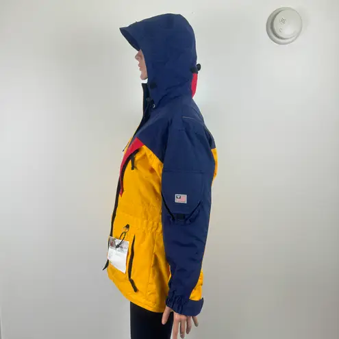 Obermeyer Sport Stabilizer Winter Ski Snow Hooded Jacket Color Block Vintage 90's