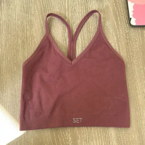 ヘイリービーバー愛用 ☆SET ACTIVE☆ SCULPTFLEX RIBBED V BRA SET ACTIVE Sculptflex Ribbed V Bra in Canyon Size XS - $28