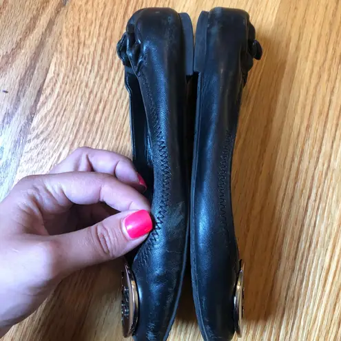 Tory Burch  black Minnie flats - Image 6