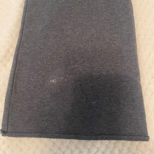 Pink Panther vtg dk gray flare leg low rise drawstring waist yoga pants. Size M. Size M