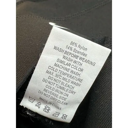 Zyia Active Women's Size Small Black Black All Star Sports Bra EUC