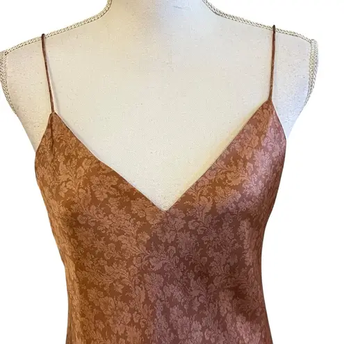 Cami NYC Womens Floral Silk Slip Dress Size M Fringe Gatsby Wedding Party Glam