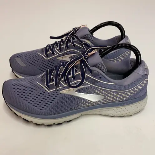 Brooks GHOST 12 Grey Peach navy 9 US MEDIUM A12