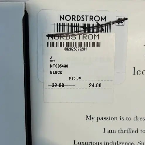 Natori Leopard Mix Sheer Tights Medium Black Luxury Fashion Legwear Set of 2