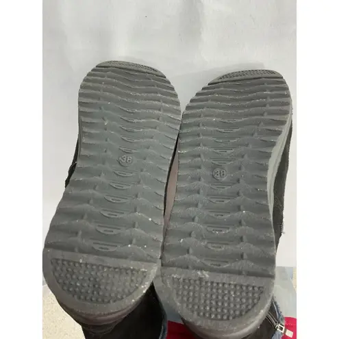 Womans Riding Boots 7.5/8 Black Lined NWOT Full Zip