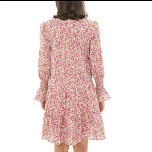 Pomander Place Tuckernuck Kenzo Dress Ditzy Floral Tiered Milkmaid Size Medium