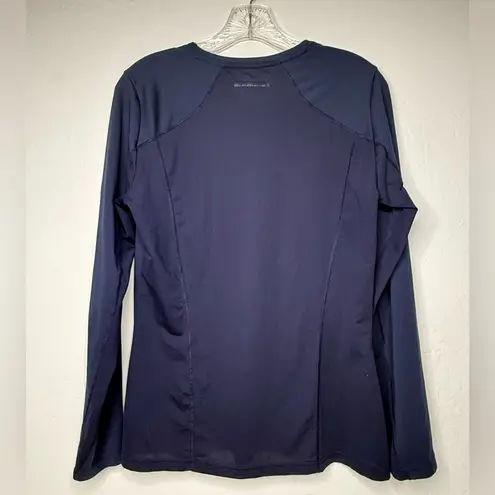 Mammut Sertig Long Sleeve Shirt Women’s Size M Blue Hiking Running Polartec Size M