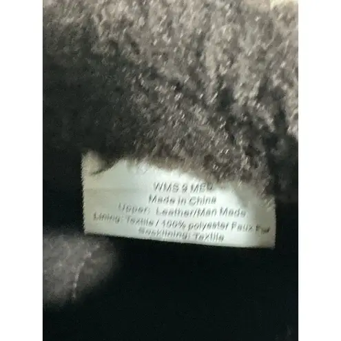 Womans Solesenseability 9m Brown Suede Side Zip Wedge Heel Bootie Size 9