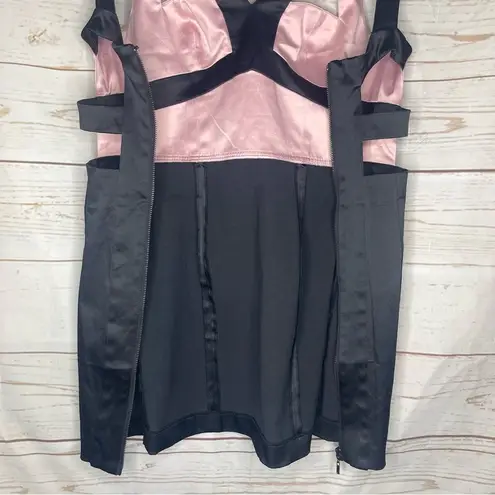 Bebe  • Mini Dress • Pink Black • Medium