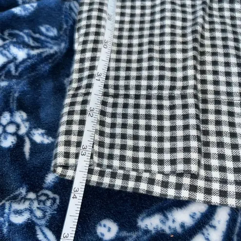 A New Day NWT!  Gingham Print Elastic Drawstring Waist Wide Leg Linen Pants thumbnail 11