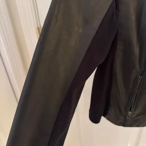 G.H. Bass &Co. G.H. Bass & Co. Black Faux Leather Jacket