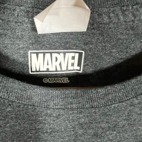 Marvel Stark Industries Ladies Cut Gray Graphic Tee