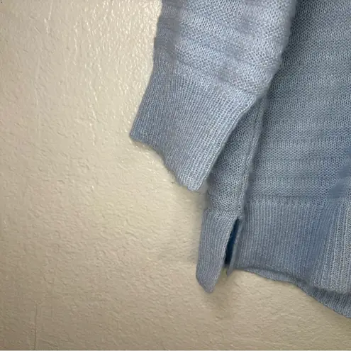 Style & Co Womens Striped Tunic Sweater in Frozen Blue Plus Size 2XL Long Sleeve