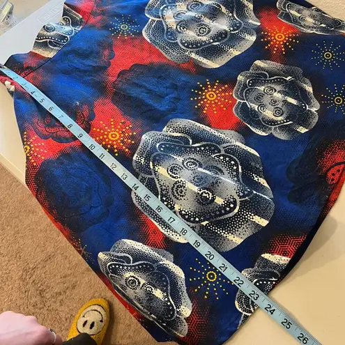 Vintage 70s Handmade Mod Cloud Sunshine Printed A