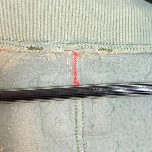 FREE PEOPLE Intercept Romper in Pistachio Size Medium Green