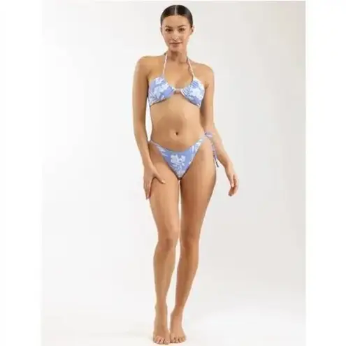 NEW Rhythm Leila Tie Side Hi Cut Pant in Whisper Blue, size XL Blue