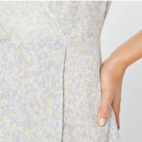 Club Monaco NWT Pitched Sleeve Robe Dress Pale Blue Multi