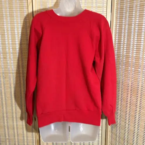 Adorable Vintage 1990s Y2K Cat and Mouse Christmas Sweatshirt Pannill Medium Red