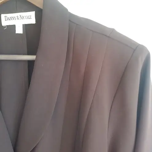 Danny & Nicole 14 Deep Chocolate Blazer Plus