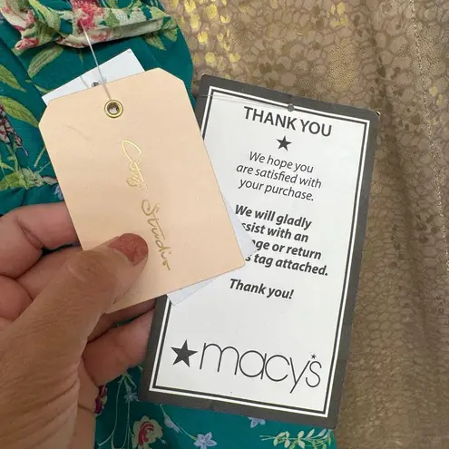 City Studio Teal Green Floral Printed Juniors Babydoll Mini Dress XXL NWT Size undefined