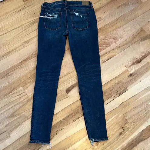 American Eagle  Dark Wash Distressed Jegging Jeans