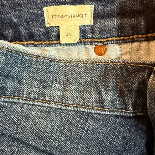 Madewell  Tomboy Straight Dark Blue Jeans