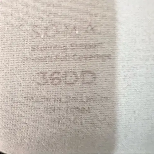 SOMA Stunning Full Coverage Bra Taupe Gray Leopard Print Size 36DD Black